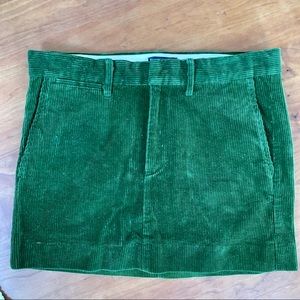Ralph Lauren Rugby Velvet Mini Skirt